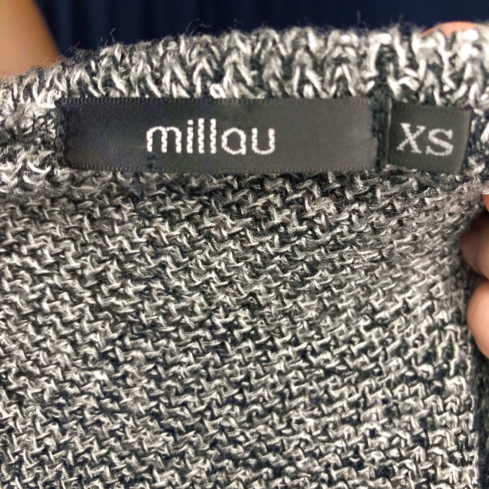 Millau Cropped Grey Sweater - Picture 4 of 4